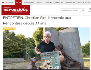 Lire la suite à propos de l’article Christian SIOT, bénévole depuis 33 ans !