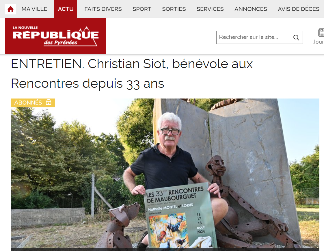 You are currently viewing Christian SIOT, bénévole depuis 33 ans !